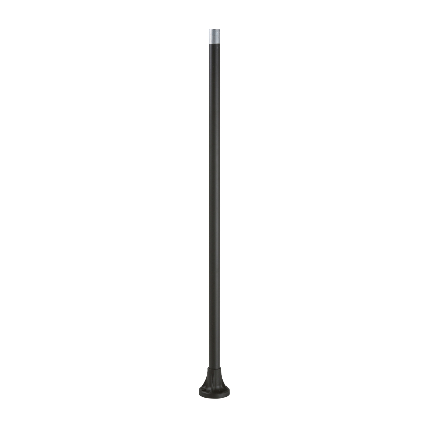 Fixing base, Harmony XVB, for modular tower lights, plastic, 70mm, 780mm black aluminium support tube + black fixing plate