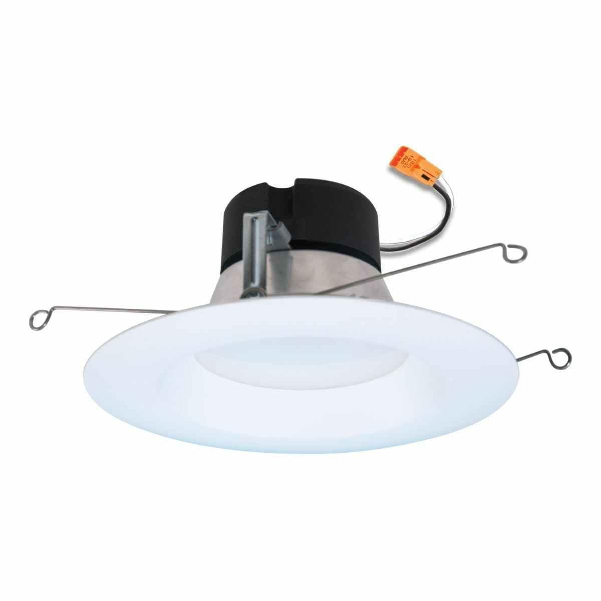 5/6-inch LED retrofit module, smooth splay,600 Lumens,90 CRI min, 3000K, 4000K, 5000K selectable CCT,120V,Matte White,Recyclable