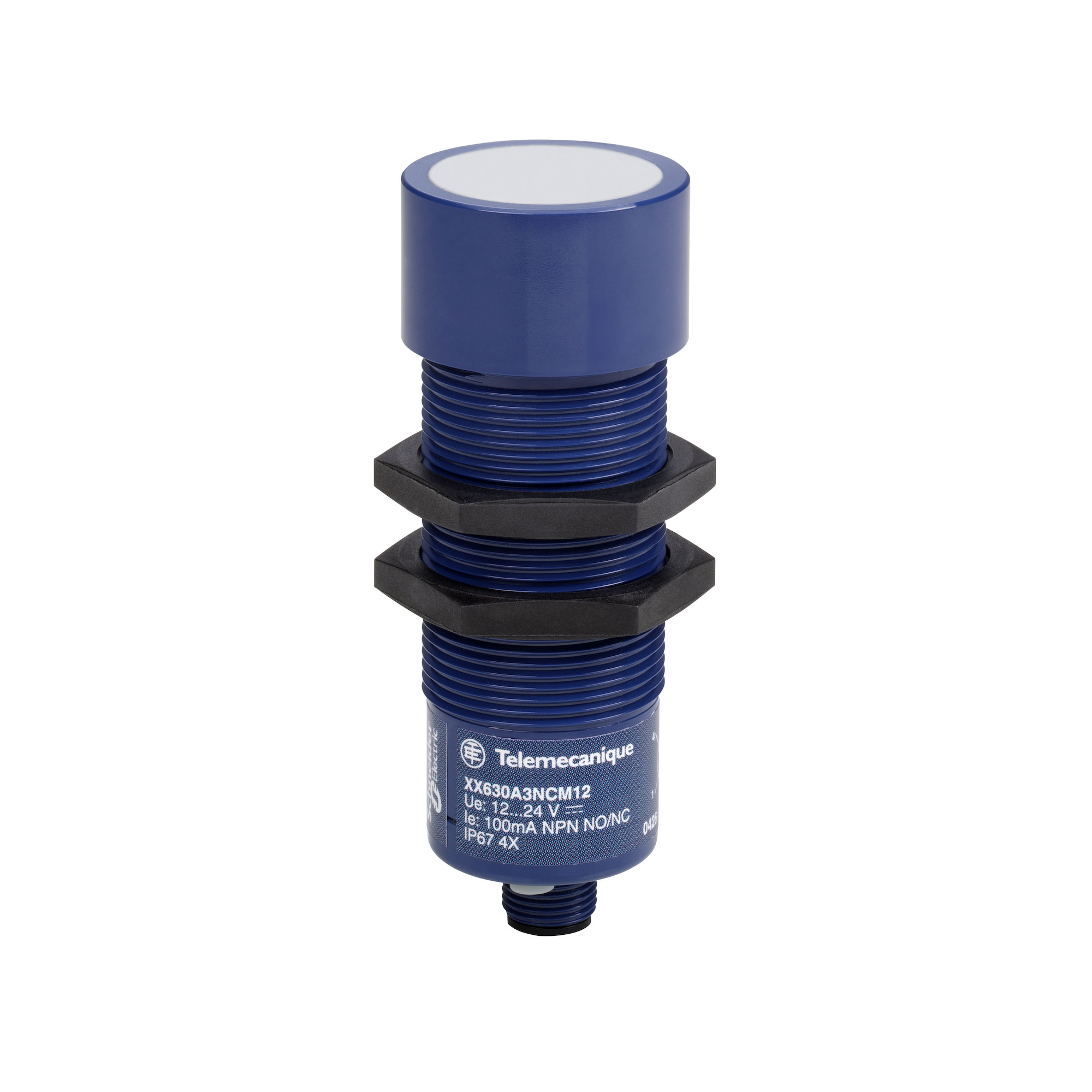 Hyde Park, ultrasonic sensor cylindrical M30, Sn1m, NO, 12...24 VDC, M12