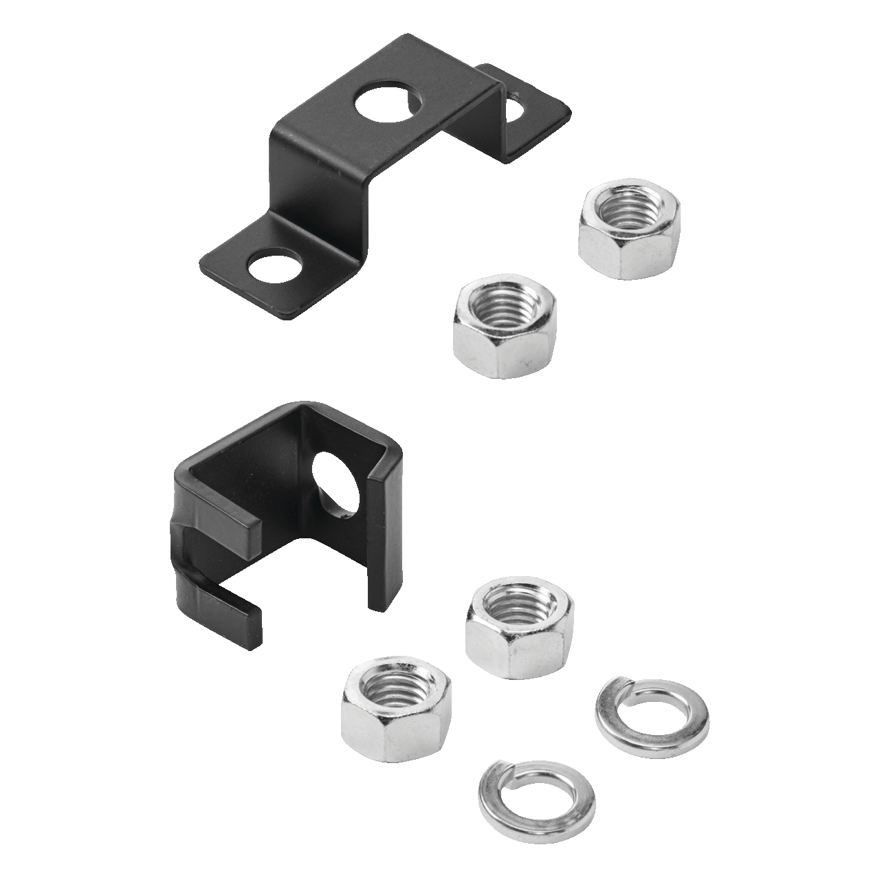 Ceiling Support Kit Rack Runway Bracket Kit, Plated, Steel