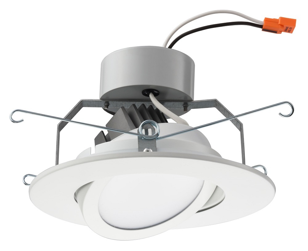 6 IN matte white LED gimbal module, LED, 4000 K , 90 CRI, SKU - 233LV4