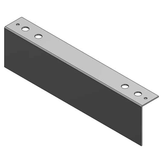 Device Plate for Recessed Service Floor Box, Galvanized Steel, Blank, For use with 667 Boxes