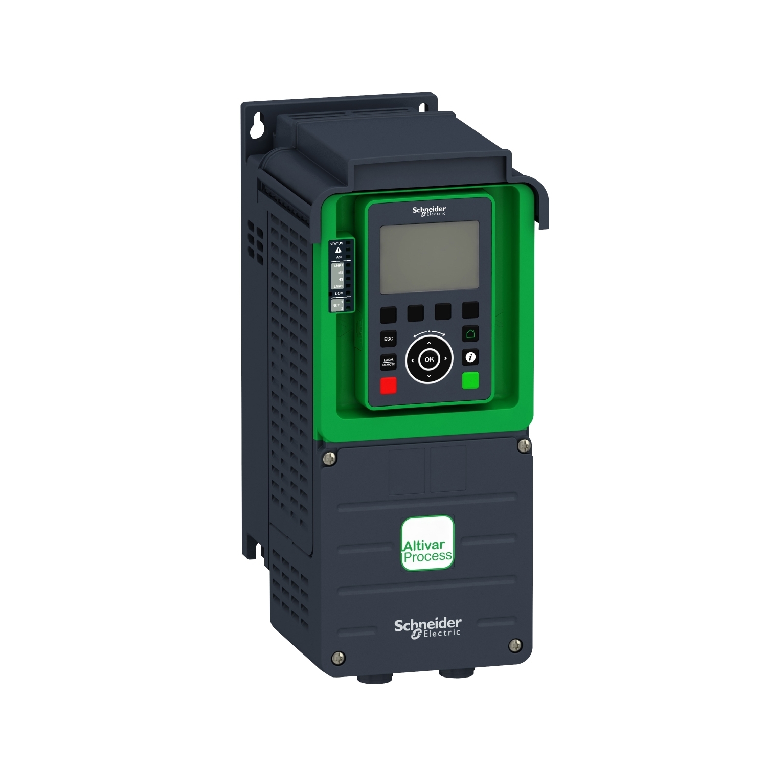 Variable Speed Drive, Altivar Process ATV900, ATV930, 1.5kW, 400 to 480V, with braking unit, IP21