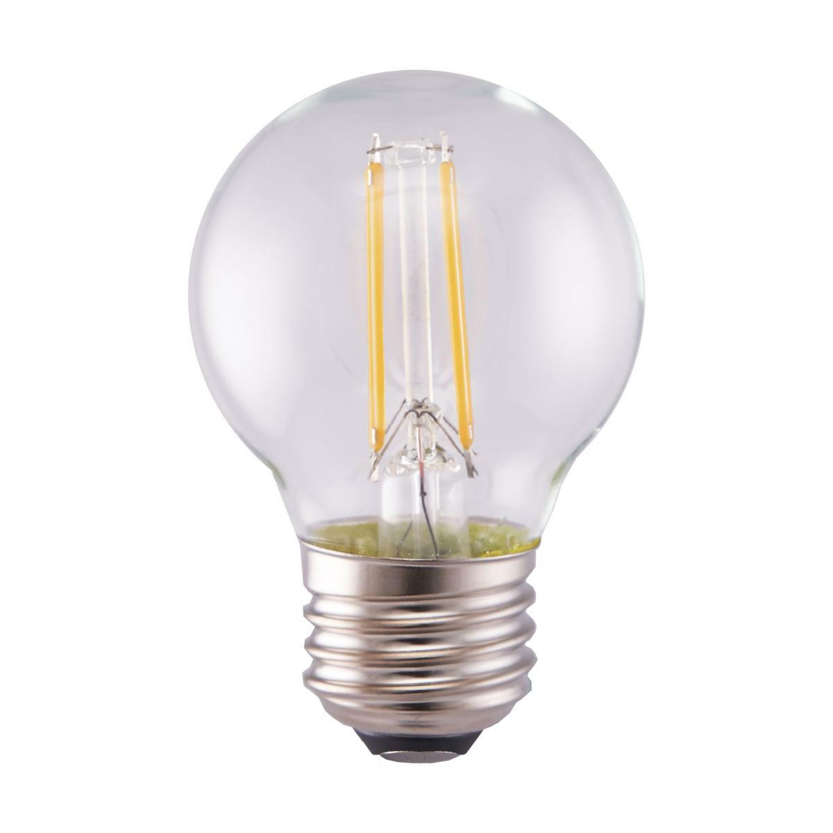 5.5 Watt G16 LED Lamp - Clear - Medium Base - 2700K - 500 Lumens - 120 Volts
