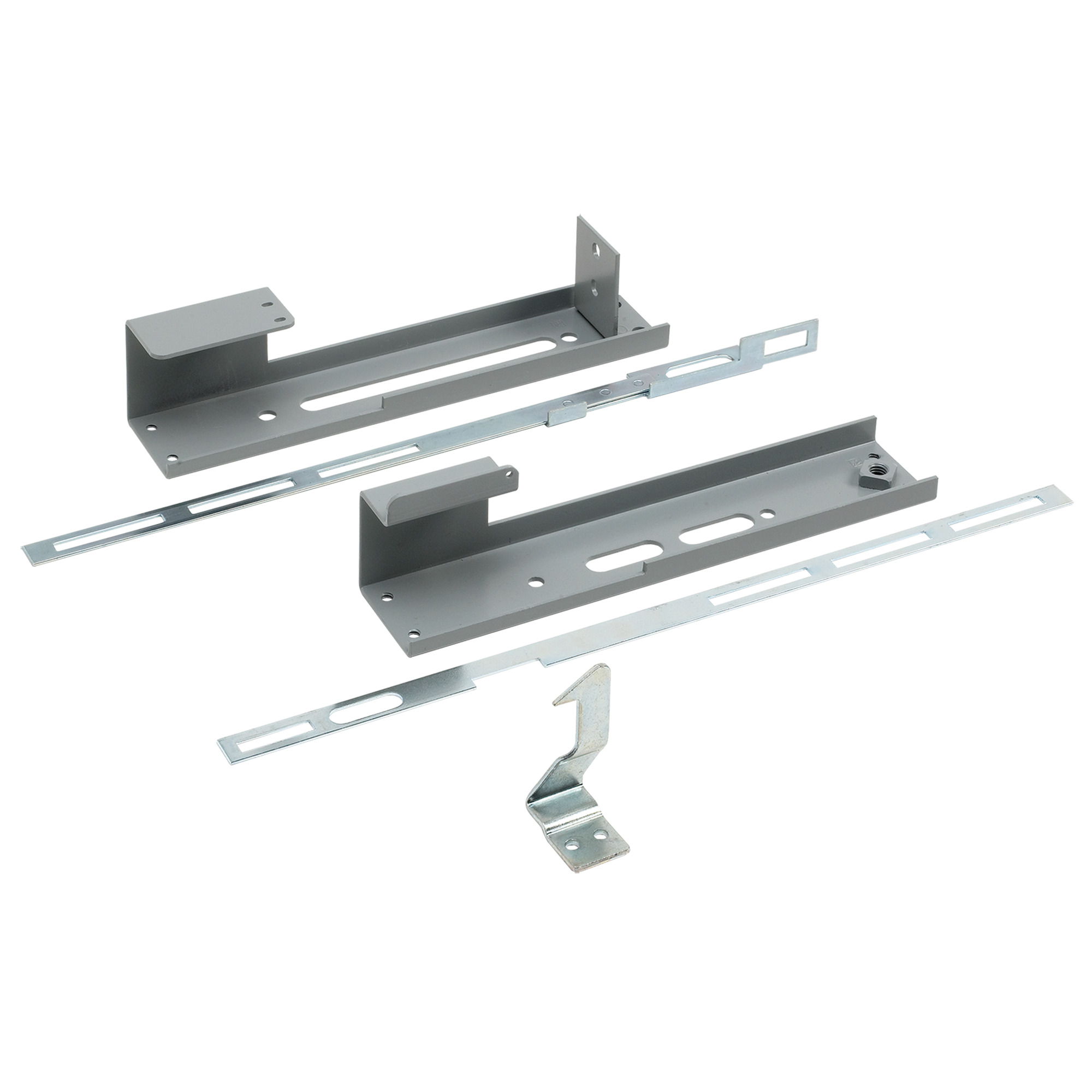 Operator Adapter Universal Cutout, ABB ABS Small Handle, Gray, Steel