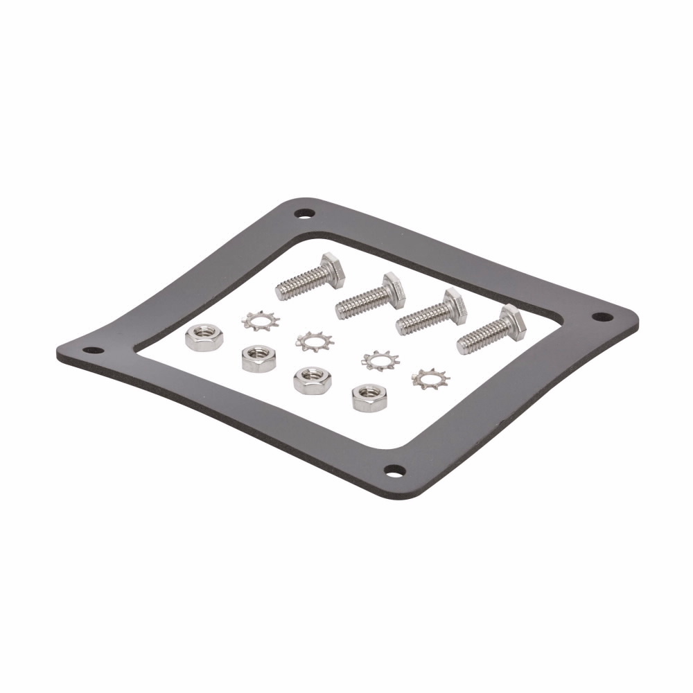 Eaton B-Line series gasket kit, Feed through, Gasket kit, NEMA 4X, Stainless steel, Brushed finish