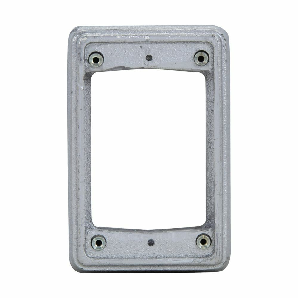 Eaton Crouse-Hinds series EXF cover extension, 1" exterior depth, Single-gang