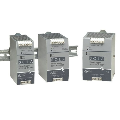 SDN-P Series DIN Rail Power Supply, Nominal Output Current: 5 A (240 W), Nominal Voltage Input: 115/230 Vac, Nominal Voltage Output: 48 Vdc, Frequency 47-63 Hz, Single Phase