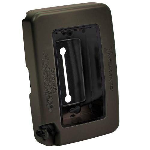 Low profile, extra-duty, plastic in-use weatherproof cover, single gang, 8-configurations, bronze