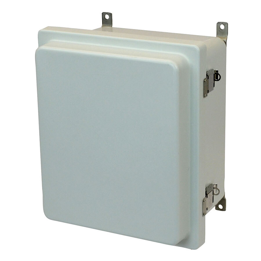 14X12X6 ENCL RAISED SNAP LATCH HNG CVR
