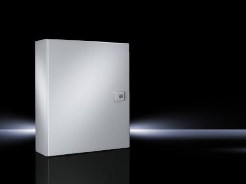 Junction Box Enclosure, Series: JB Series, 10 in Height, 10 in Width, 6 in Depth, NEMA 1/3R/12/4/4X Rating, Hinged Cover, Wall Mounting, 304 Stainless Steel, Brushed, Light Gray