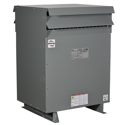 600V Class Three Phase DOE2016 and NRCan 2019 Compliant Energy Efficient Distribution Transformer, 208D PV, 480Y/277 SV, 225 kVA, 3PH, Aluminum Wound