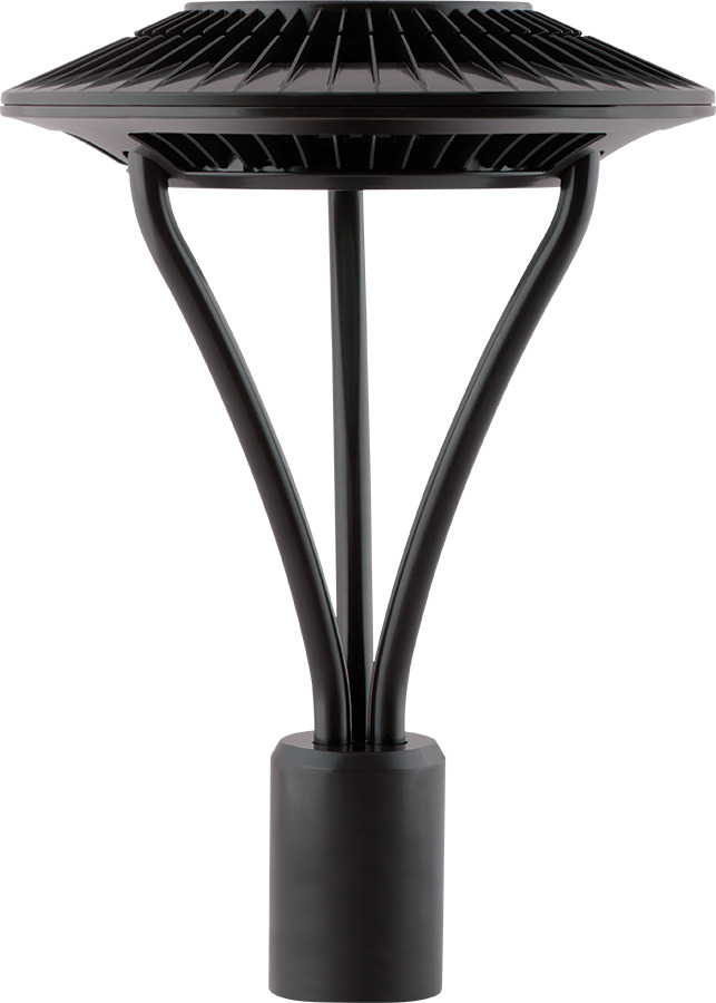 Area Light Post Top 26W, 4000k, LED Type V, Clear Lens, Bronze