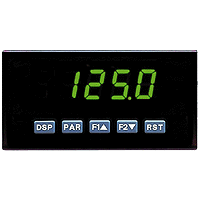 AC Voltage & Current Meter, Green Display, AC Powered