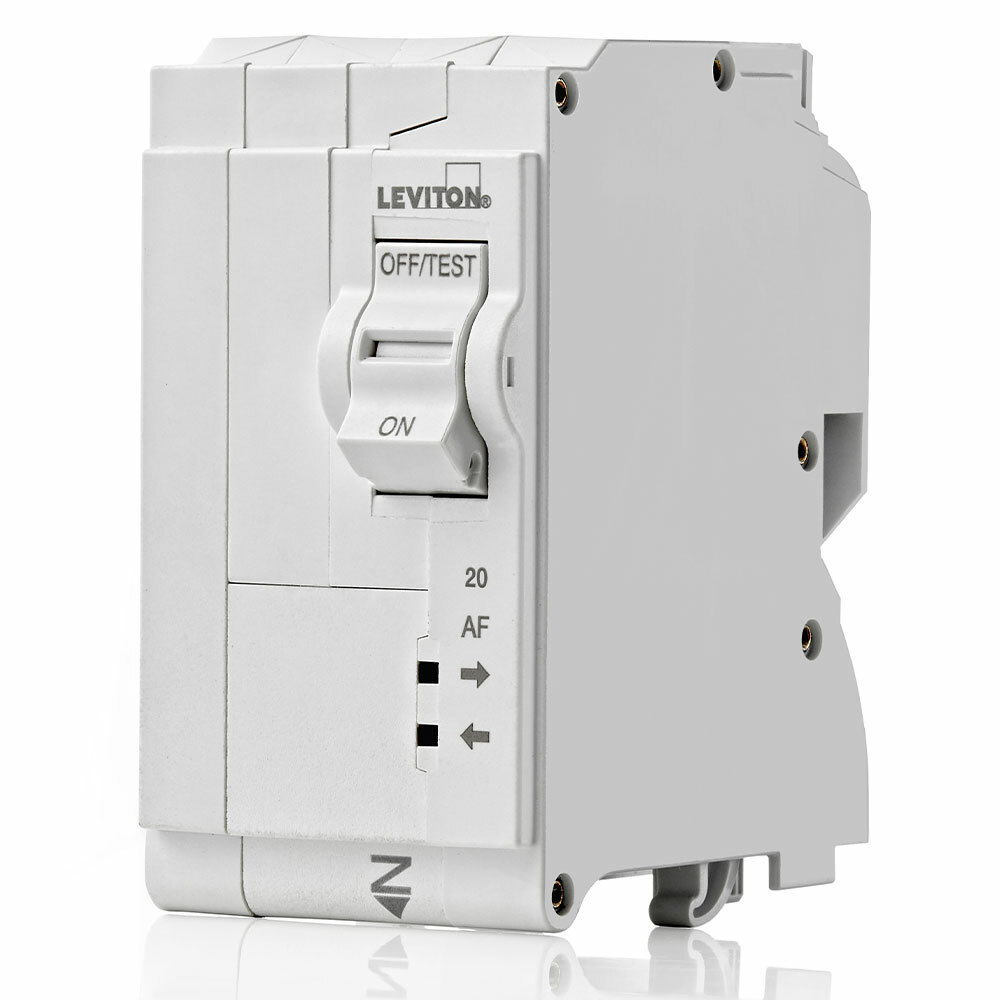 BRANCH CIRCUIT BREAKER AFCI 2-POLE 20A 120/240V. 10KA INTERRUPT RATING.W/ INSTRUCTION SHEET PKD