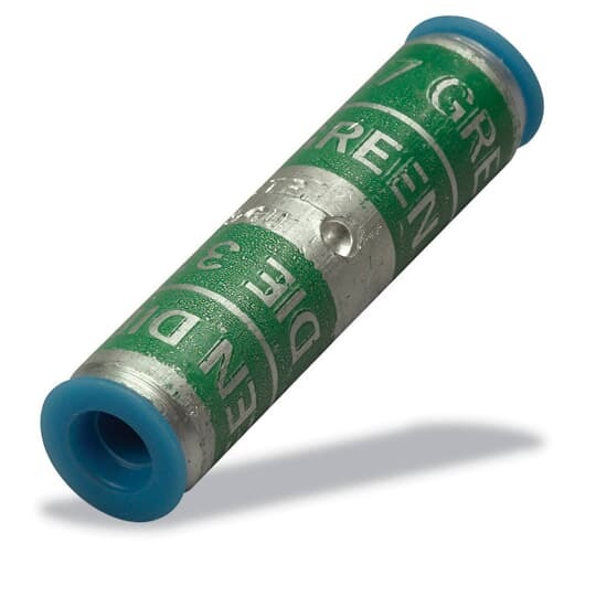 Two-Way Aluminum Splice Connector, Wire Size 400 kcmil, Die Code 94, Die Color Code Green