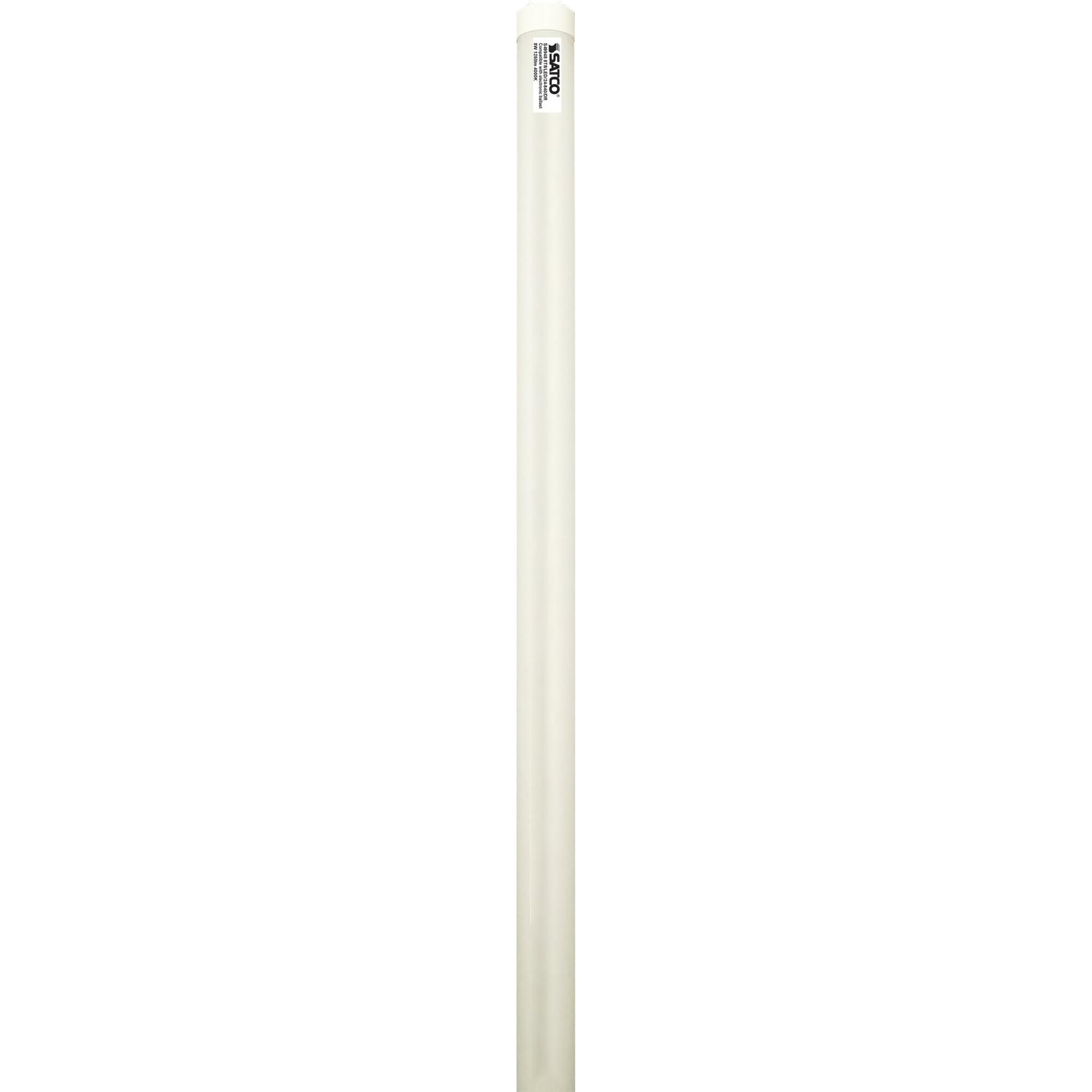 8 Watt 2 Foot LED T8 Lamp - Medium Bi Pin Base - 4000K - 50000 Average Rated Hours - 1250 Lumens - Type A - Ballast Dependent