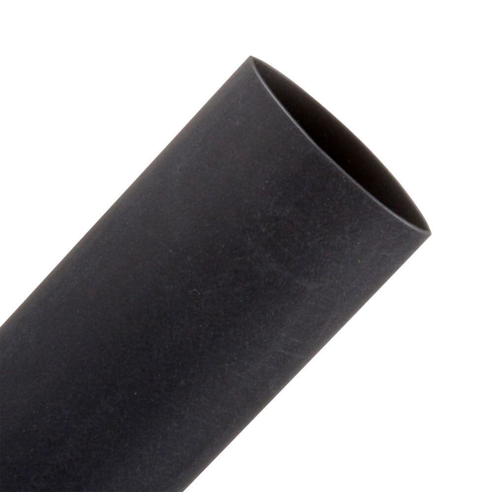 3M(TM) Heat Shrink Thin-Wall Tubing FP-301-3/4-Black-200`, 3/4 in x 200 ft per spool, 600 ft per case