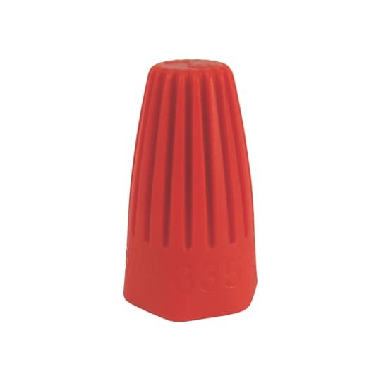 Red XTP non-winged wire connector.    #18 to #8.    (100 pieces per box)