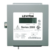 Series 2000 120/240/208 V Three Element Demand Meter, 3P4W, Indoor, Line-to-Line, 200:0.1A, Gray