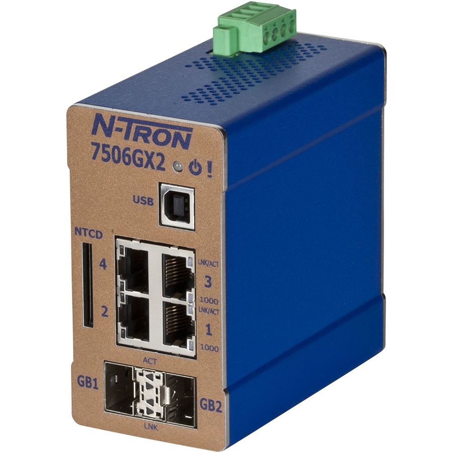 7506GX2 Managed Industrial Ethernet Switch, LC 550m