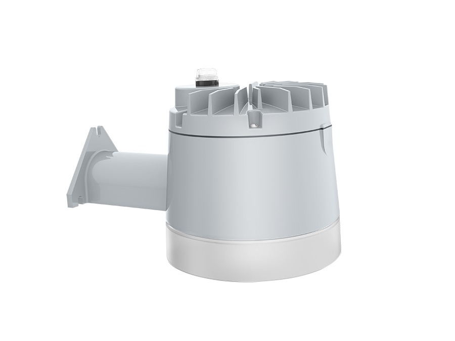 Area Lights 5539 Lumens Ybled 40W Wall Mount 5000K Universal Photocell Silver Gray