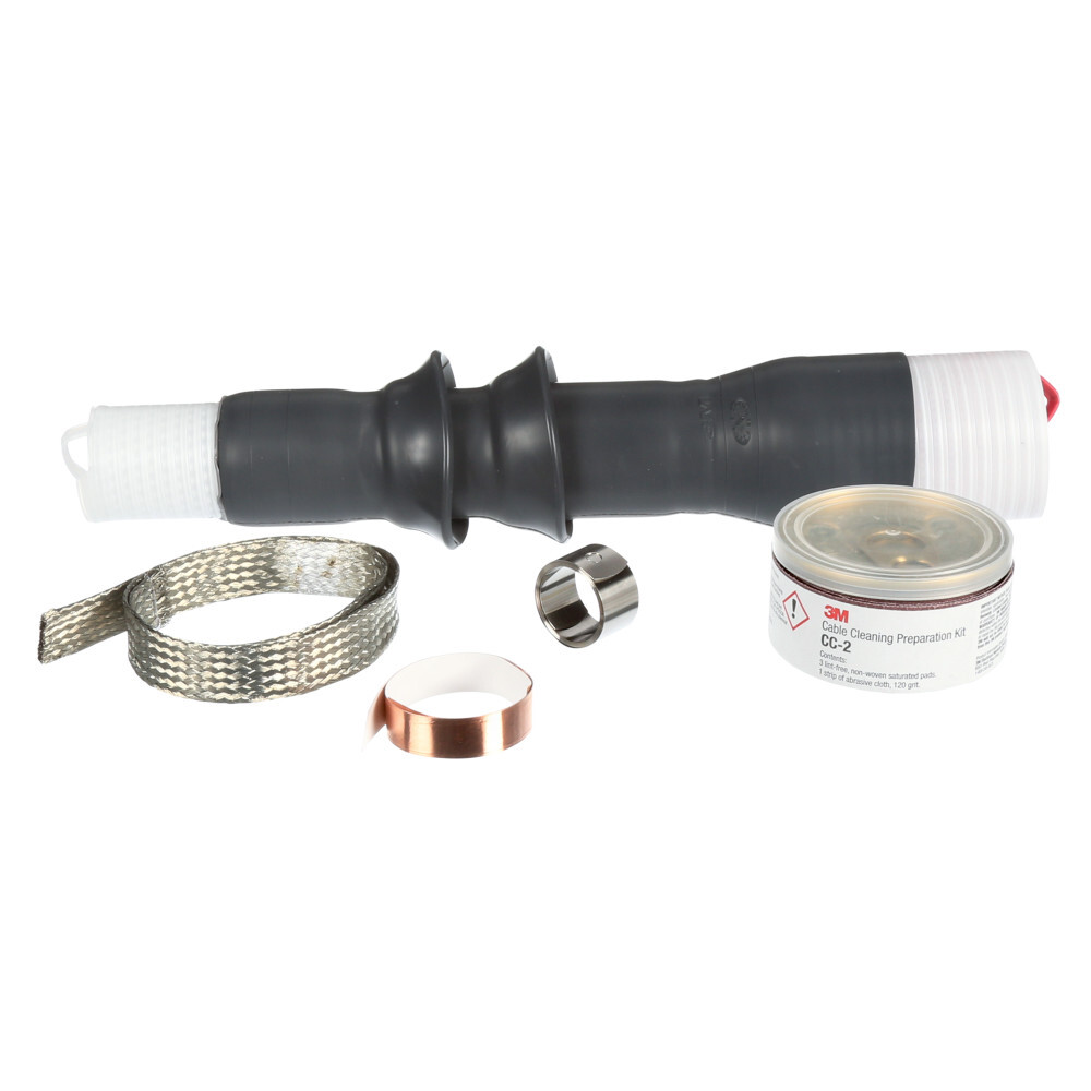 3M(TM) Cold Shrink QT-III Outdoor 2 Skirt Termination 7622-S-2, 0.64-1.08 in (16,3-27,4 mm) Cable Insulation O.D.