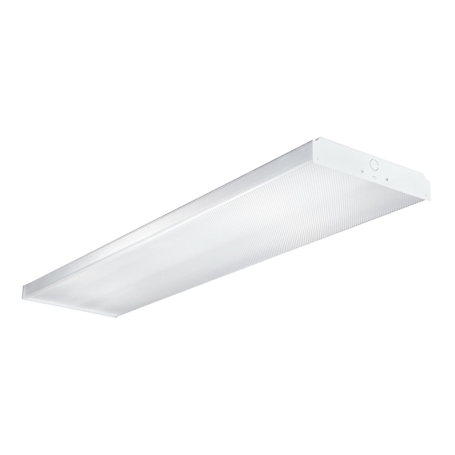 2 Lamp, 4' Surface Commercial Wraparound, CEE Listed Electronic Ballast, T8