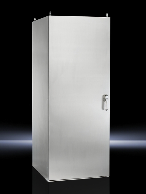 Left-hand door with locking system, sheet steel, for TS 8 enclosures