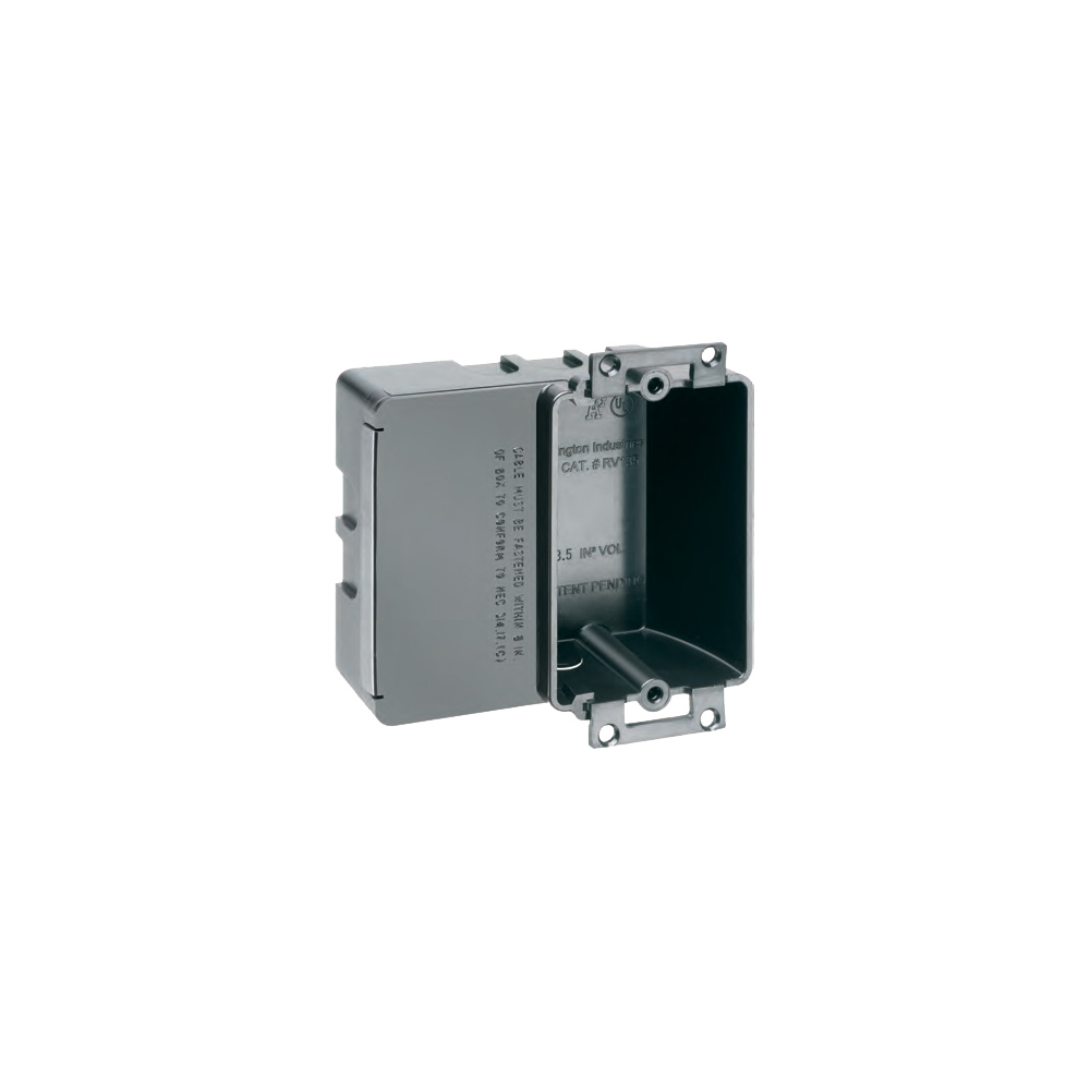 Shallow box for installation on Recreational Vehicles.