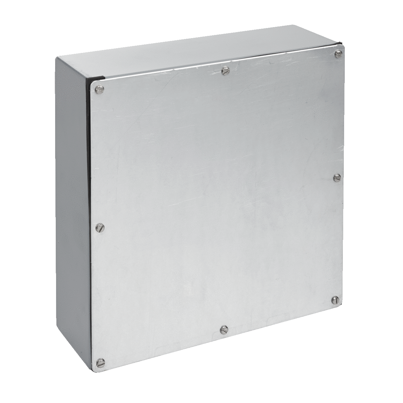 Screw-Cover Gasketed Type 3, 6.00x6.00x4.00, Galvanized, Steel