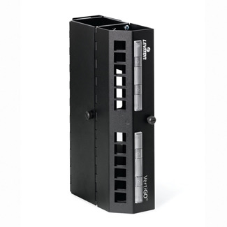 VertiGO Zero-U QuickPort Panel, 12-port, panel with 3 inch cable channel