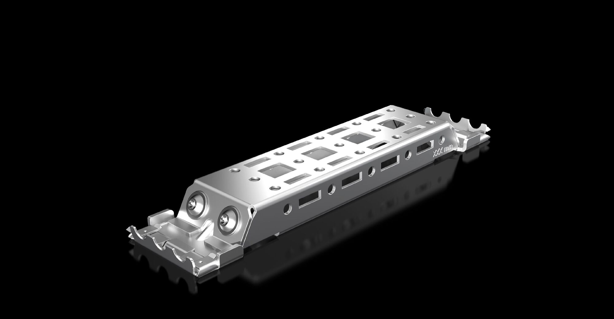 AX rail for interior installation, for D: 210 mm