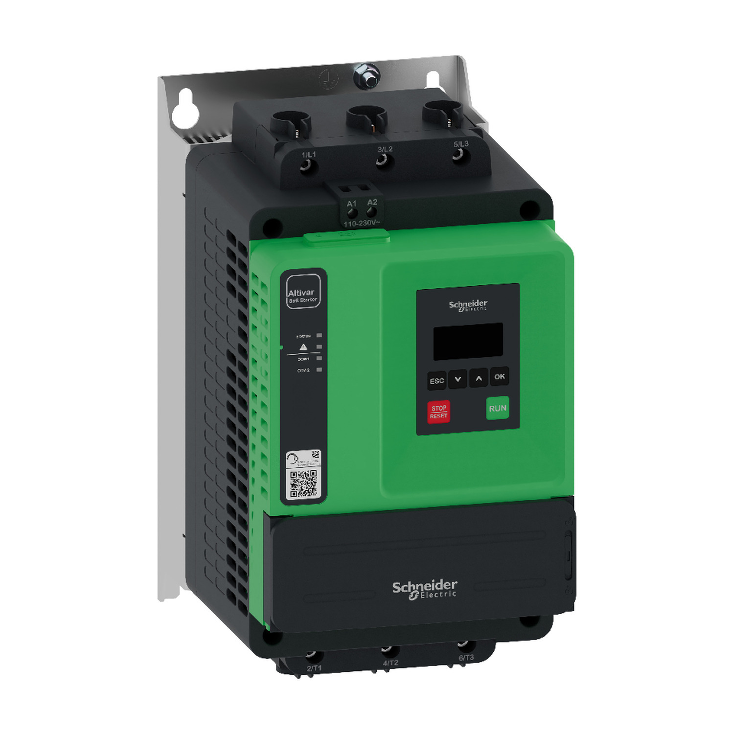 Soft starter, Altivar Soft Starter ATS430, 110A, 208 to 600V AC, control supply 110 to 230V AC