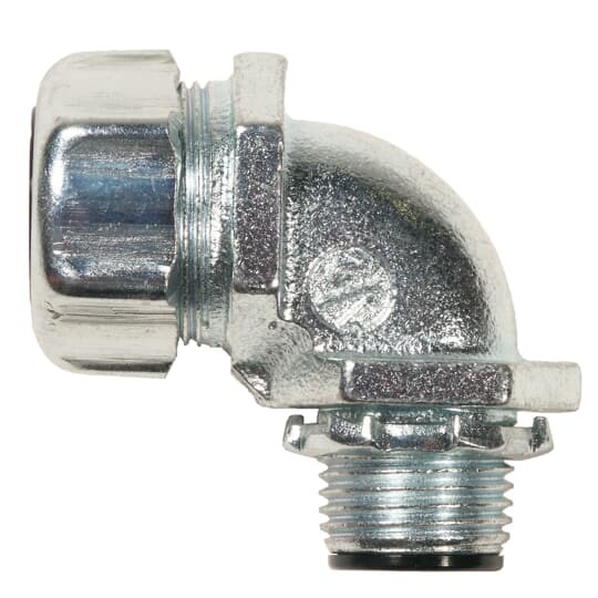 1/2 Inch 90 Degree Malleable Iron Insulated Liquidtight High Temperature Connector