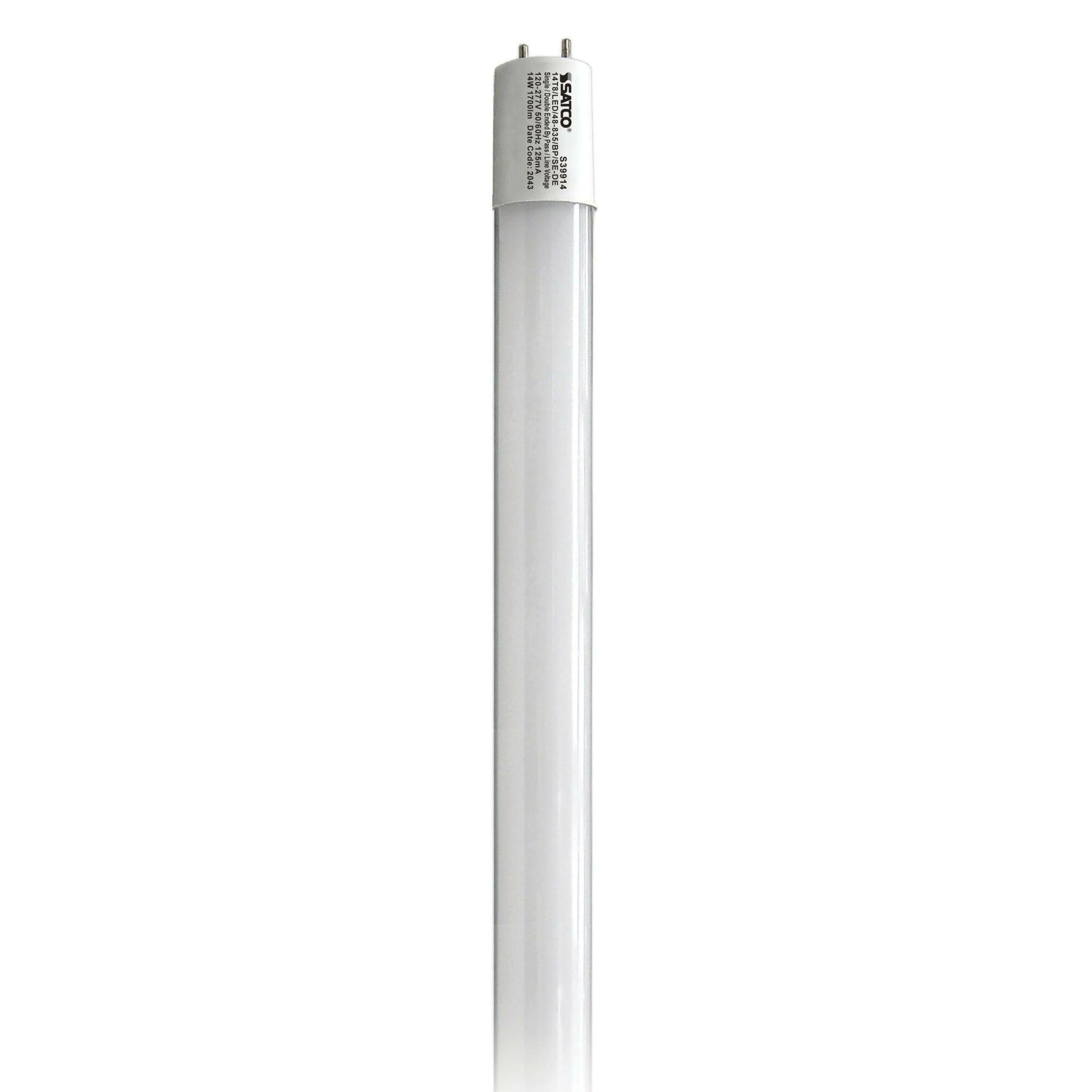 14W T8 LED - 4 ft. - 3500K - G13 Base - 50000 Hours - 1700L - Type B - BBP - 1 or 2 Ended Wiring
