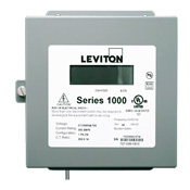 Series 1000 Dual Element Demand Meter, 120/208/240 V, 2P3W, Indoor Surface Mount Enclosure, Line to Line, 100:0.1A, Gray