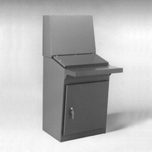 Eaton B-Line series console enclosures and accessories, NEMA 12, ANSI 61 gray polyester powder finish, Type-12-AW-12 Console, Used with (AC-1236B), Top assembly