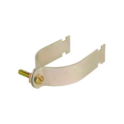 Strap, 11 Gauge, Size 4 Inch, Outer Diameter Size 4.500 Inches, Steel, For Rigid or IMC Conduit, Pipe and Electrical Metal Tubing