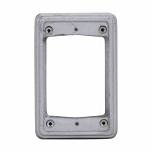 Eaton Crouse-Hinds series EXF cover extension, 2-1/2" exterior depth, Single-gang