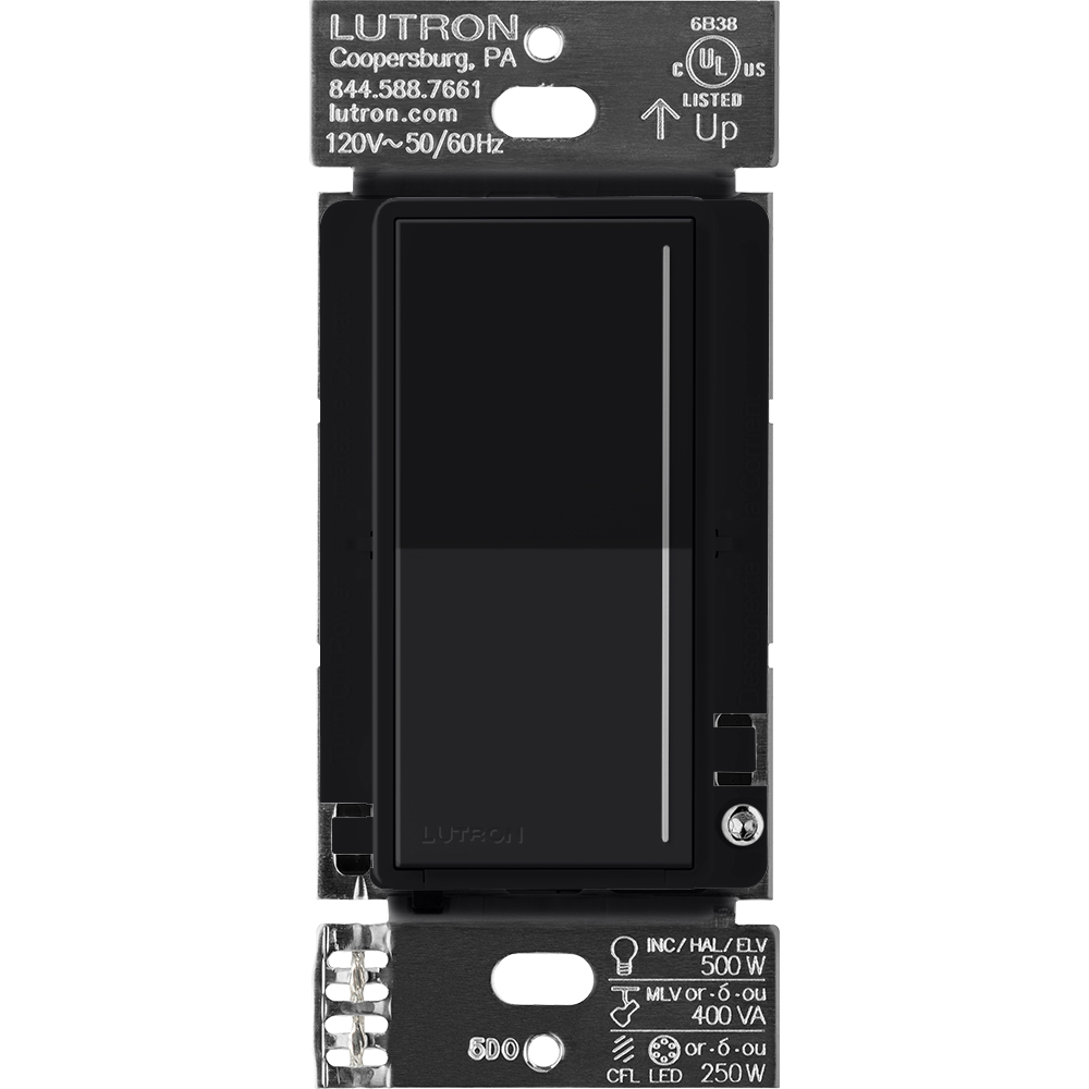 Lutron RadioRA 3 Sunnata RF PRO LED+ Touch Dimmer Switch, 250W - Black