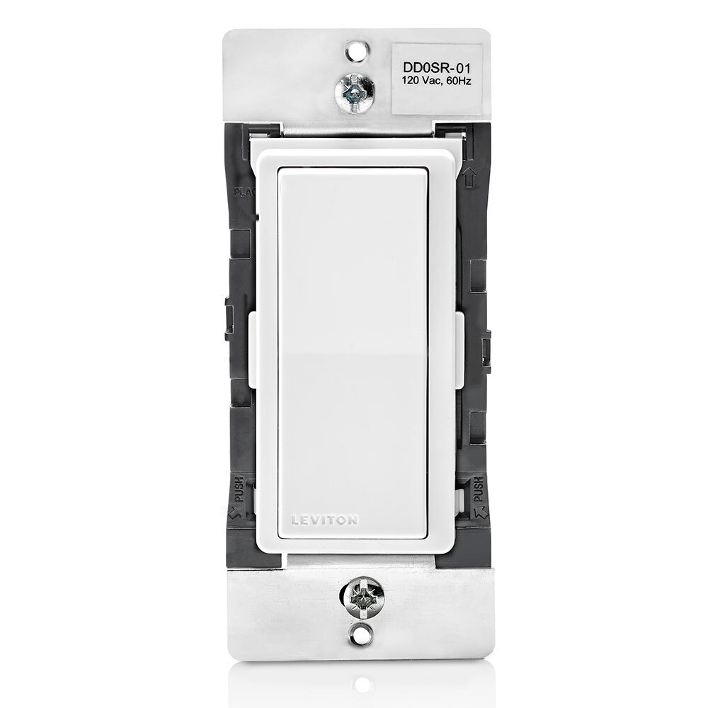 Decora Digital Coordinating Swtich Remote for Decora Digital Switches. For 3-way or up to 9 additional location applications. White face assembled on device, Ivory and Light Almond faces included. For use with 120VAC applications only.