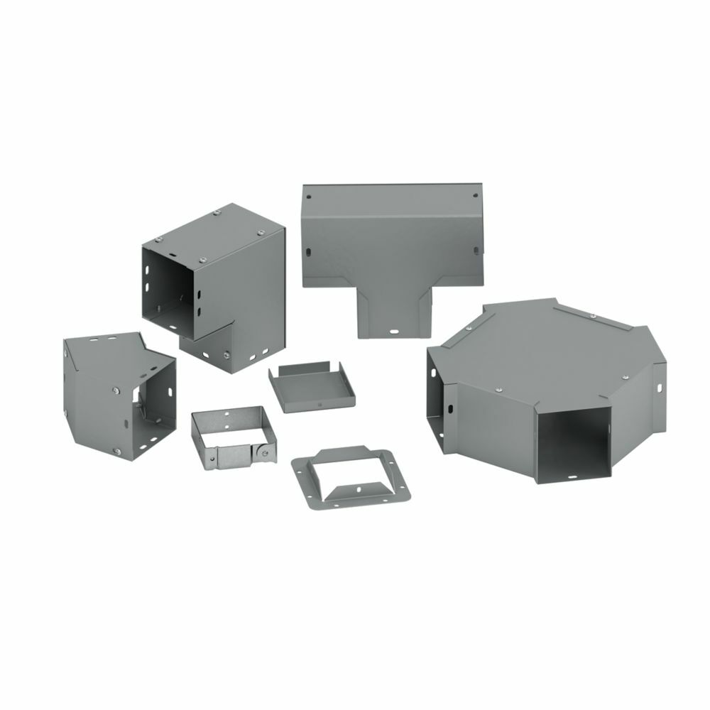 wireway hanger, Wireway hanger, NEMA 1, Steel, ANSI 61 gray painted, 4" X 4"