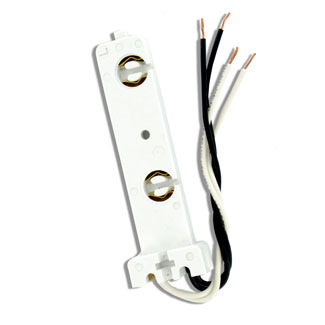 Fluorescent Lampholder, Pedestal Base, Twin Turn Lock