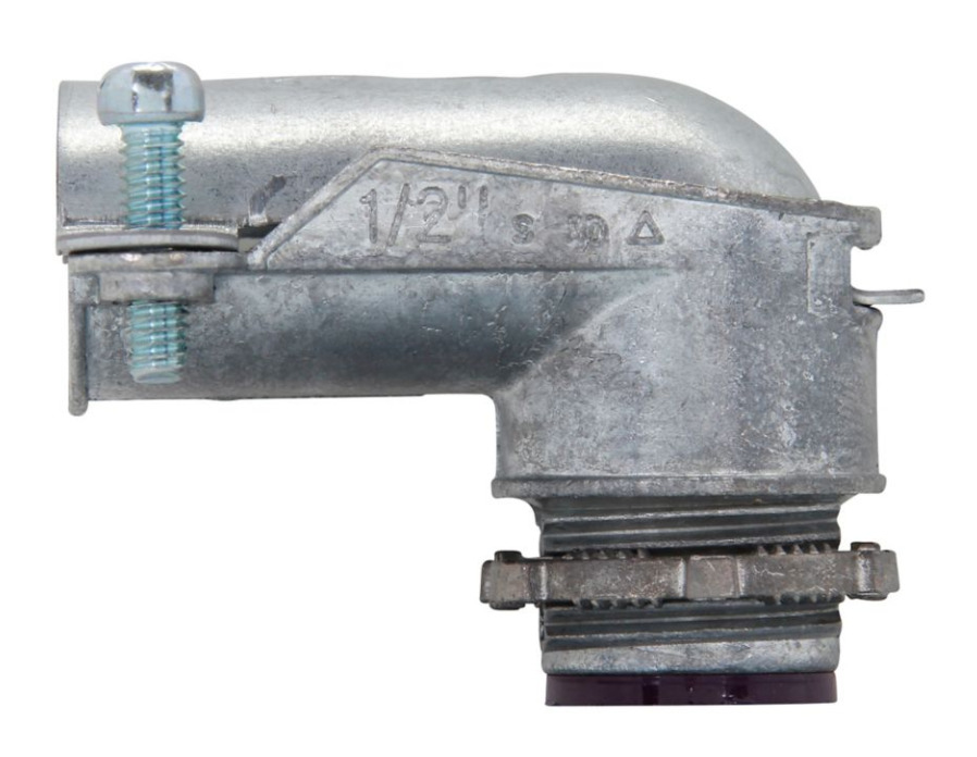 1744DC Insulated Squeeze Conduit Connector, 2-1/2 in Trade, For Use With Flexible Metal Conduit, Die Cast Zinc, Natural