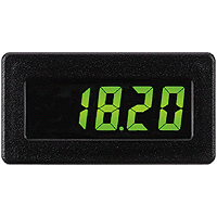 CUB4 Process Meter with Yellow/Green Backlighting