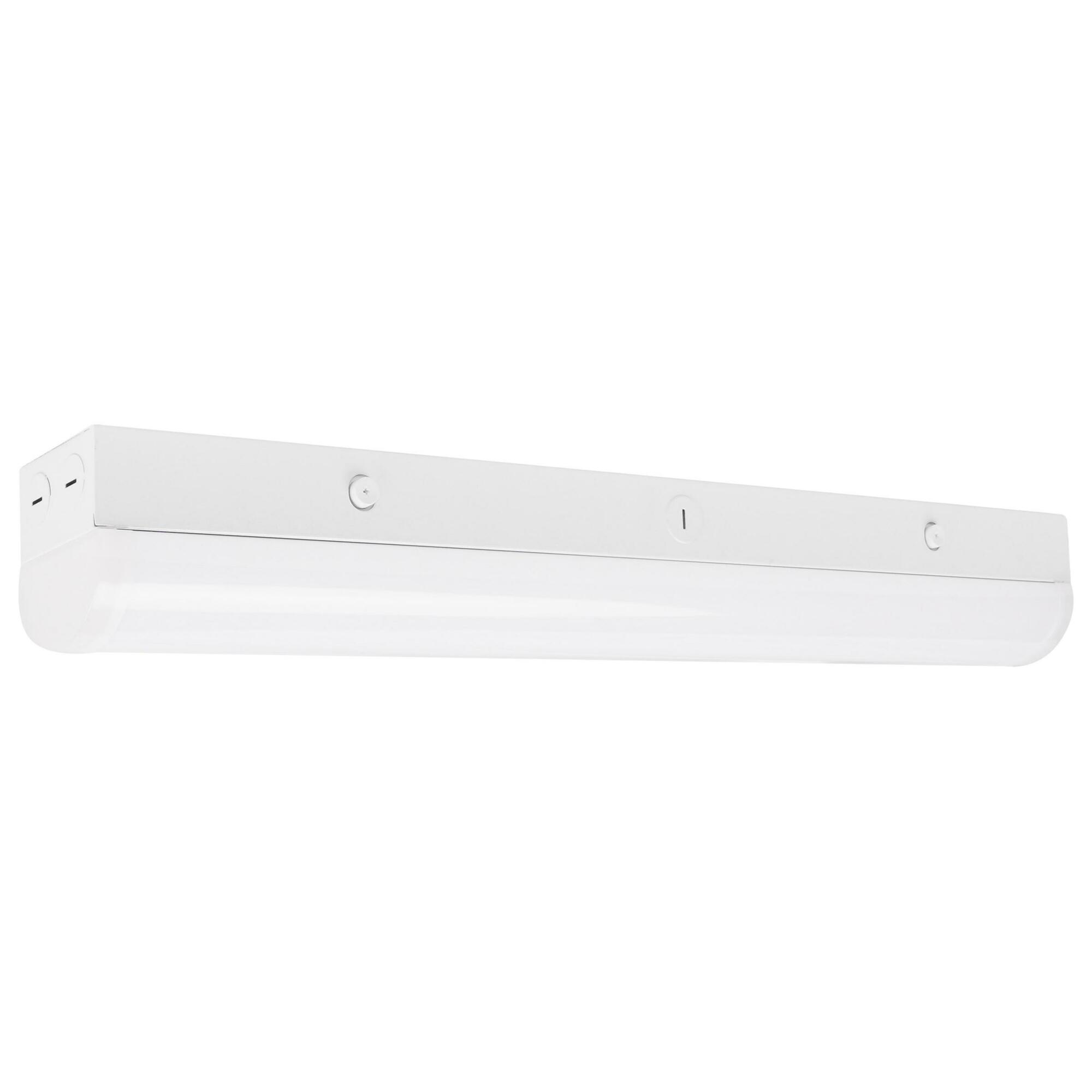 2 ft. LED Linear Strip Light - CCT Selectable - White Finish - 100-277 Volts