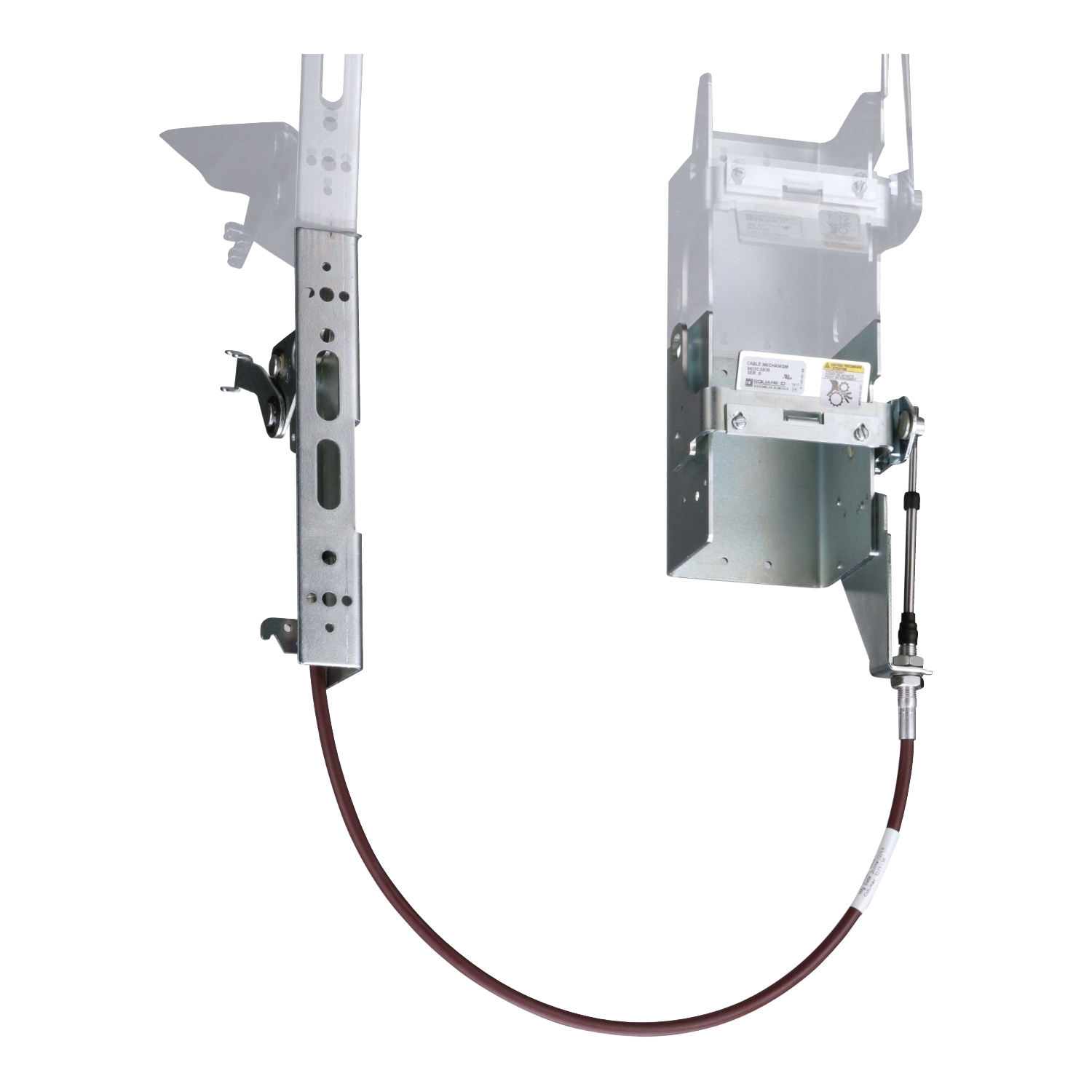 Disconnect mechanism, circuit breaker, cable operated, 125A, 3 pole, PowerPacT B breaker, 60 inch cable