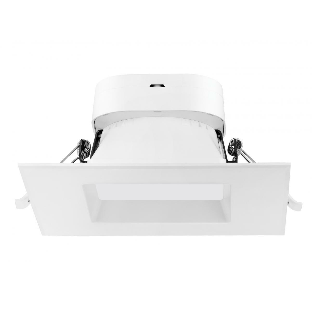 9 Watt LED Direct Wire Downlight - 6 Inch - 3000K - 120 Volt - Dimmable - Square