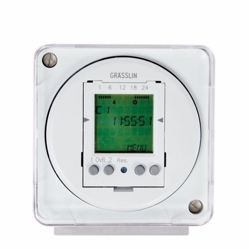 The DGTL TMR,50 ST PNT, 2 CHANNEL 120V 2-Channel Electronic Time Switch is a compact, 24-Hour/7-Day module with heavy-duty relay contacts for switching low or line voltage loads. The timer is applicable for time-of-day control of pumps, fans, heaters, HVAC control circuits, lighting, machinery, and many other types of commercial, industrial, and agricultural equipment.